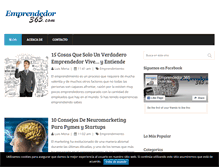 Tablet Screenshot of emprendedor365.com